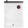 Vakuumierbox ZWILLING 36807-007-0, rechteckiger Kunststoff-Lebensmittelbehälter, 1,1 l & 2,3 l, luftdicht verschließbarer Deckel, abnehmbar, durchscheinend weiß