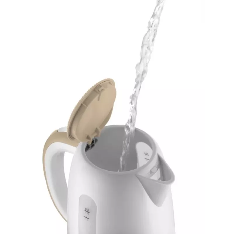 Elektrischer Wasserkocher Concept Solution RK2331 — 1,7 L, 2200 W, beige/weiß