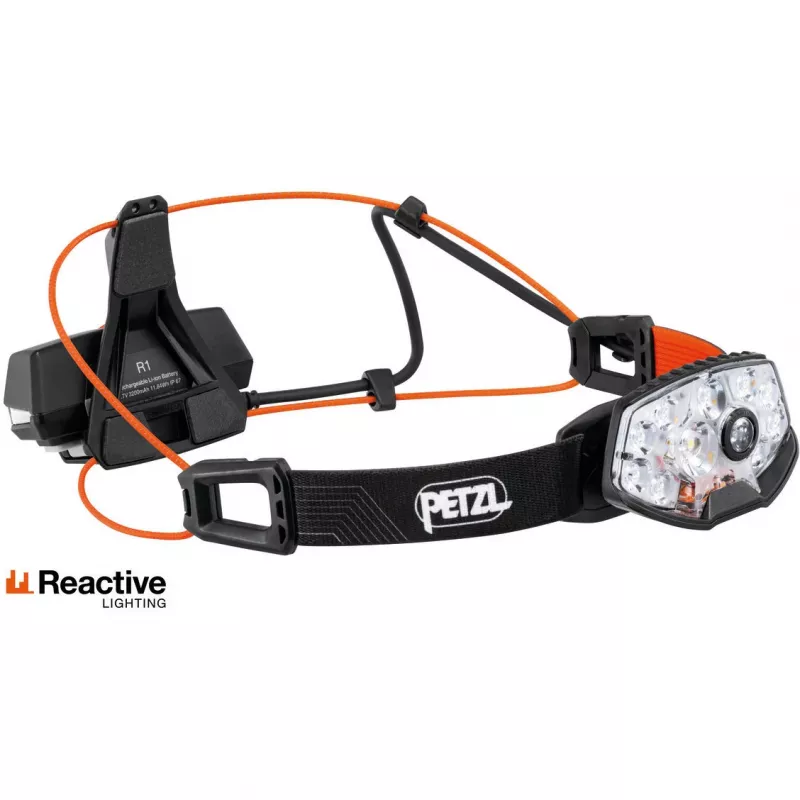 Stirnlampe Petzl NAO RL Schwarz Orange LED 1500 lm USB