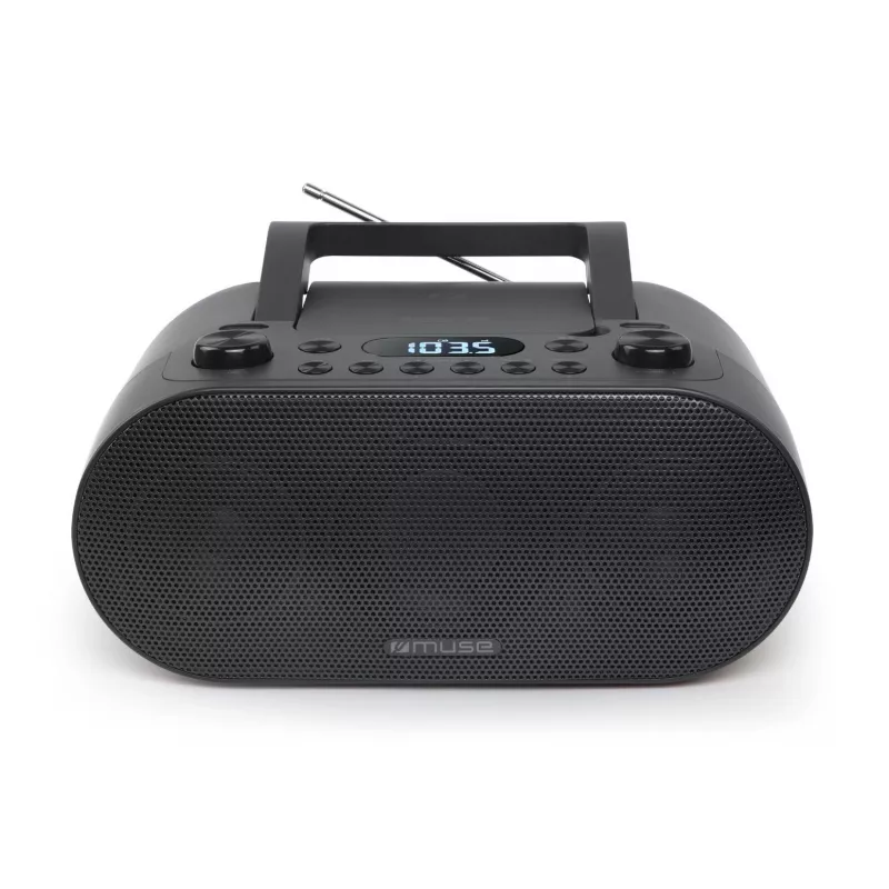 Muse | Tragbares Radio mit Bluetooth und USB-Anschluss | M-35 BT | AUX-Eingang | Schwarz