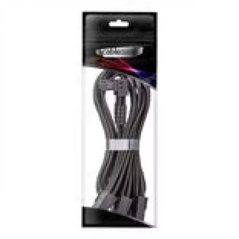Gesleevtes ModMesh 12V 2x6 auf 3x 8‑Pin Kabel, CableMod StealthSense (schwarz), Variante A