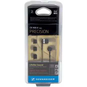 In-Ear-Kopfhörer Sennheiser CX 400-II schwarz — kabelgebundene Ohrhörer mit Geräuschisolierung