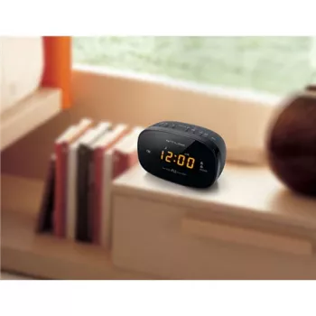 Uhrenradio Muse M-150CR mit FM-PLL-Tuner, 1,52 cm LED-Anzeige, Alarm (Radio/Summer), AC 230V/AAA-Batterien