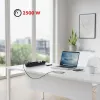 Steckdosenleiste MACLEAN MCE395 B — 5 Steckdosen, 3×USB, 110–240V AC, 2,1A USB, 2500W, 1,5 m Kabel, schwarz
