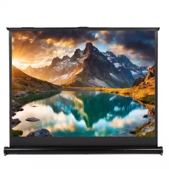 Projektionsleinwand MACLEAN MC-961 45 Zoll (4:3) freistehend, weißes Metall, sichtbare Fläche 96×77 cm