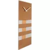 NeXtime Wanduhr 2855co Bold Stripes, 38x19 cm, Wand, Kupfer