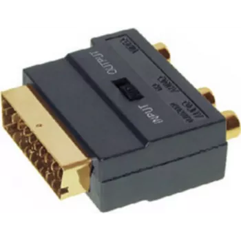 Video/Audio SCART-Adapter ShiverPeaks 94035-G mit 3 Cinch (Composite Audio/Video)