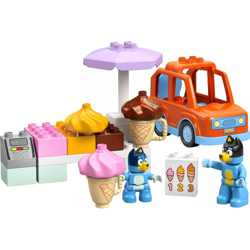 LEGO BLUEY 10458 Eiscreme-Ausflug mit Bluey