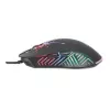 Manhattan Gaming-Maus mit LEDs, kabelgebunden, sieben Tasten, Scrollrad, 7200 dpi, Schwarz mit LED-Beleuchtung, drei Jahre Garantie
