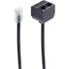 Telefonkabel ShiverPeaks BS71231-8/4 0,15 m Schwarz