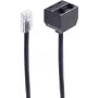 Telefonkabel ShiverPeaks BS71231-8/4 0,15 m Schwarz