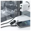 USB-Kabel RealPower MagneticCharge2 1m Schwarz Schnellladung Datenübertragung