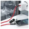 USB-Kabel RealPower MagneticCharge3 1m USB A Rot