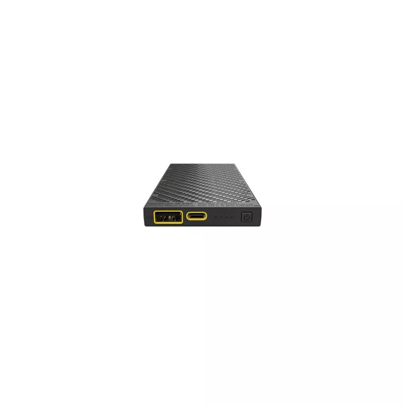 Tragbare Powerbank Nitecore NB10000 — 10000 mAh, USB‑A + USB‑C, 38 W Gesamtausgang, grau