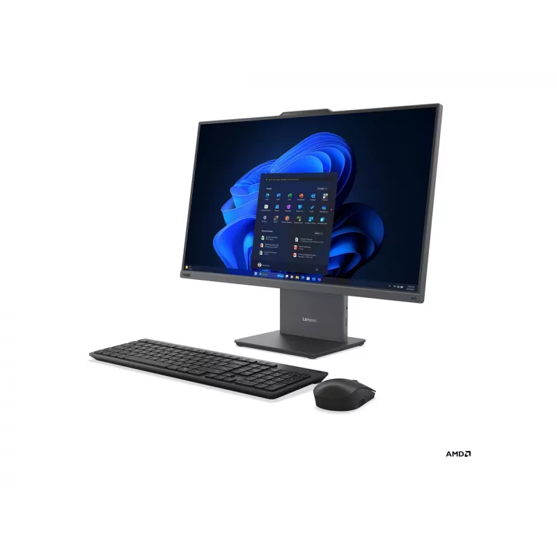 All-in-One-PC Lenovo ThinkCentre neo 55a 24 Gen 6 Touch 23,8 Zoll FHD, AMD Ryzen 5 220, 16 GB RAM, 512 GB SSD, AMD Radeon 740M, Windows 11 Pro, englisches Tastaturlayout, Luna Grau, 3 Jahre Garantie
