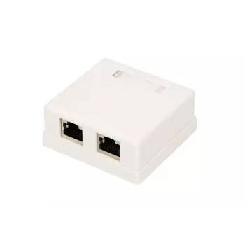 Aufputz-Netzwerkdose Extralink EX.9649 — 2x RJ45 Cat5e STP