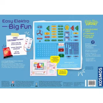 Kosmos Easy Elektro - Big Fun, Elektronik-Bausatz, Elektrizität, 8 Jahre, Mehrfarbig