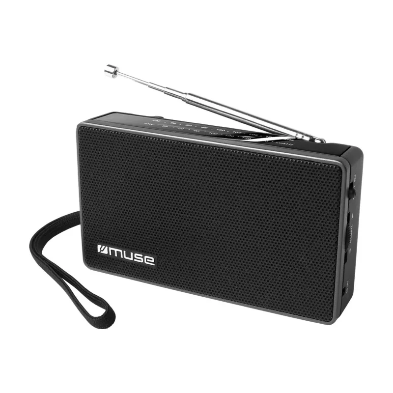 Muse | M-030R | 2-Band-Taschenradio | Schwarz