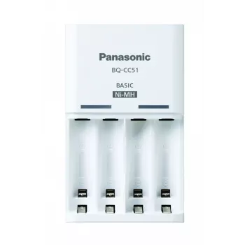 Batterieladegerät PANASONIC Eneloop Basic BQ-CC51 + 4x AA 2000 mAh (K-KJ51MCD40E)