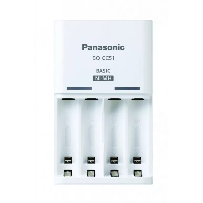 Batterieladegerät PANASONIC Eneloop Basic BQ-CC51 + 4x AA 2000 mAh (K-KJ51MCD40E)