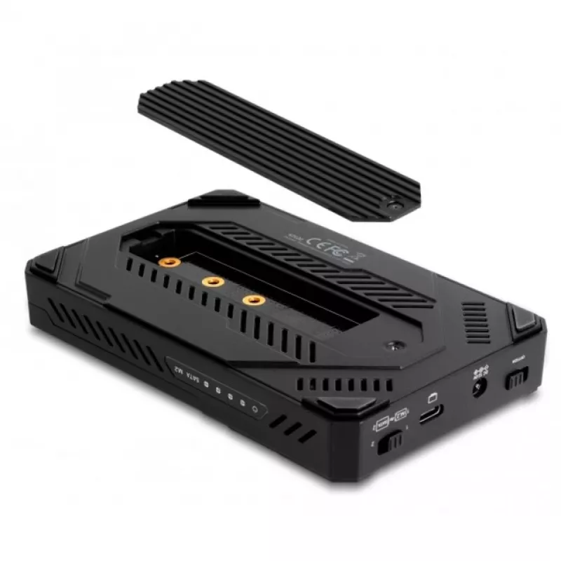 HDD/SSD-Gehäuse DeLOCK 42020 Schwarz 2,5 Zoll USB Typ-C 10 Gbit/s