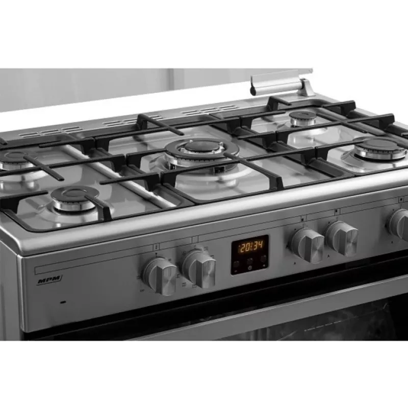 Gas-Elektroherd MPM MPM-93-KGM-33 90 cm Edelstahl, Energieeffizienzklasse A