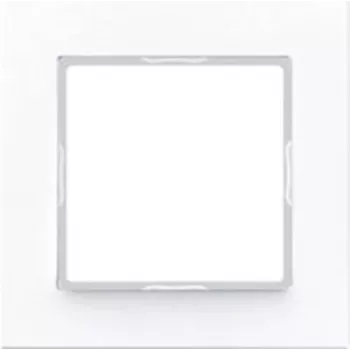 Wandschalter-Abdeckplatte JUNG AC 581 WW Weiß, Duroplast, 84×84 mm