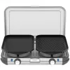 Tragbarer Grillkocher Campingaz 2213311 — 2 Zonen, 5,4 kg, 490×350 mm, schwarz/grau/silber