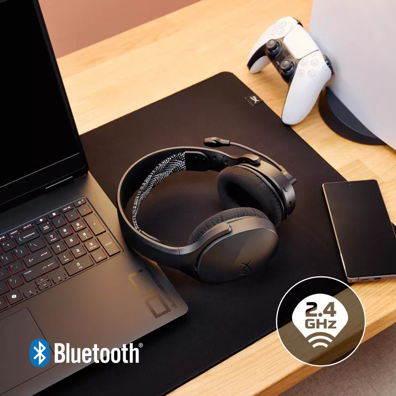 HyperX Cloud Jet - Kabelloses Gaming-Headset (Schwarz)
