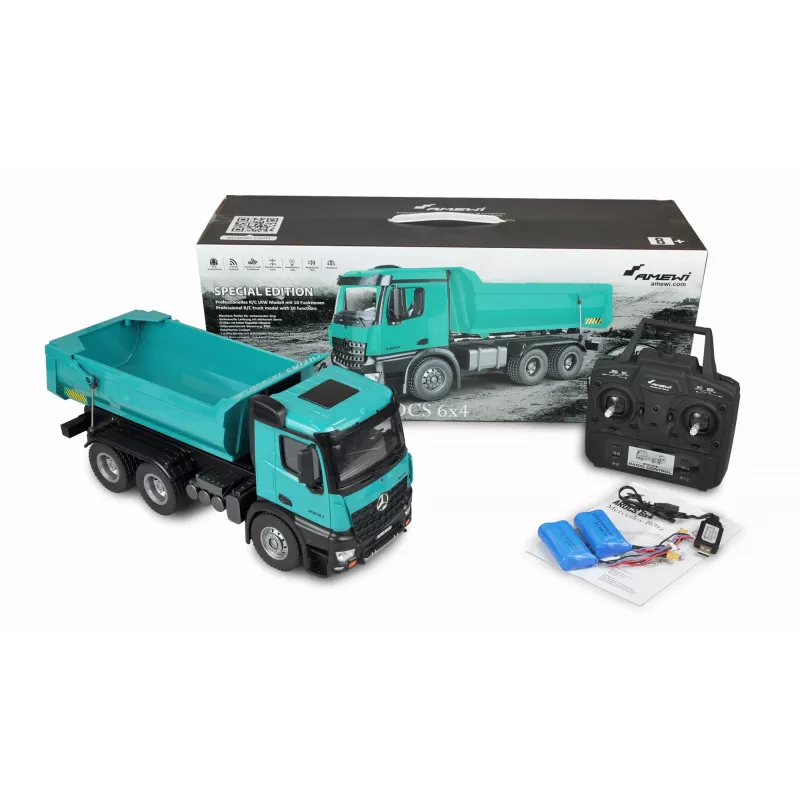 Amewi 22533 ferngesteuerter RC-Modell-Muldenkipper Elektromotor 1:14 (22533)