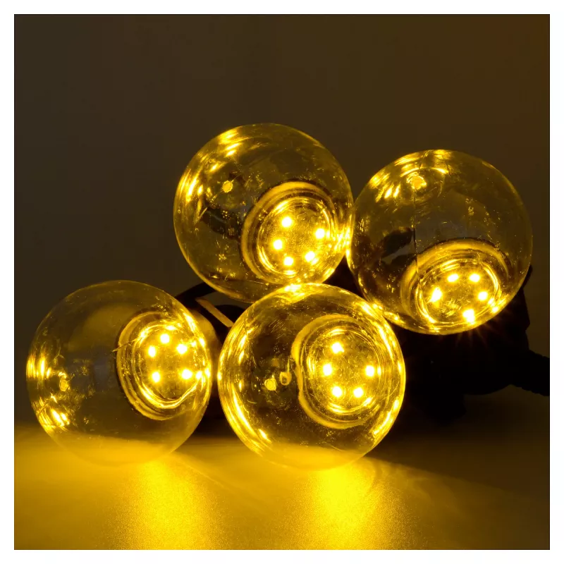 RealPower 463627 Lichterkette 10 m 24 Lampen LED