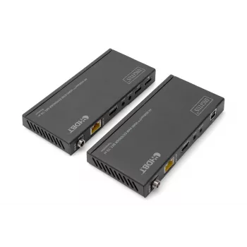 KVM Extender Set Digitus 4K HDBaseT HDMI 70 m Kabelgebunden