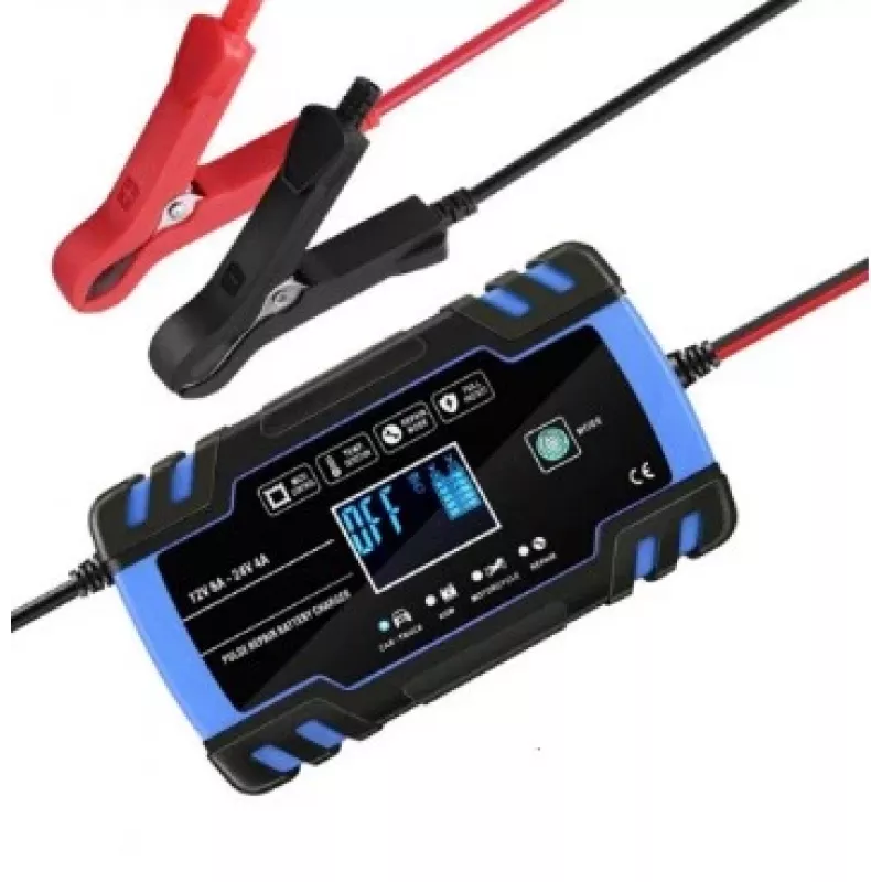 Extralink | Automatisches Ladegerät | für 12/24V 8A Batterie blau