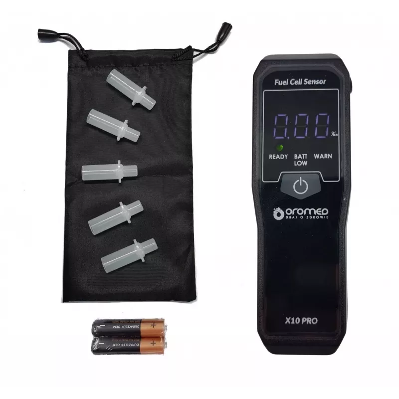 Oromed ALK_ORO-X10 PRO Alkoholtester 0 - 4% 0,05% Schwarz