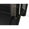 Rack-Schrank LANBERG FF01-6222-12B 22U 600x1200 mm schwarz mit Glasfront- und -rücktüren