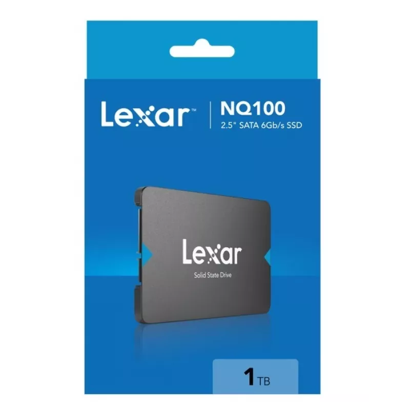 2,5-Zoll-SATA-III-SSD Lexar NQ100 1 TB – Lesegeschwindigkeit 550 MB/s, 6 Gbit/s Übertragung