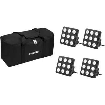 LED Party Panel Set EUROLITE 20000962 RGB UV — mehrfarbige LED-Panels mit RGB- und UV-Licht