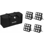 LED Party Panel Set EUROLITE 20000962 RGB UV — mehrfarbige LED-Panels mit RGB- und UV-Licht