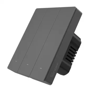 Intelligenter WLAN-Wandschalter Sonoff M5-3C-80 – 3-fach, wandmontierter smarter Schalter, Modell M5-3C-80