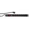Überspannungsschutz LogiLink PDU7C01 Schwarz 7 AC-Ausgänge 230 V 2 m