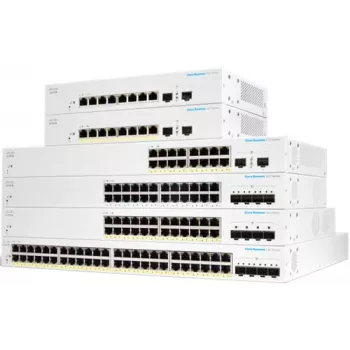 Cisco Business 220 Series CBS220-48P-4G - Switch - Smart - 48 x 10/100/1000 (PoE+) + 4 x Gigabit SFP (Uplink) - rack-mountable - PoE+ (382 W)
