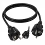 EFB-Elektronik Netzkabel Schutzkontaktstecker 90° - C13 90°, schwarz, 3,0 m, 3 x 1,00 mm² Hersteller: EFB Elektronik (EK535.3)