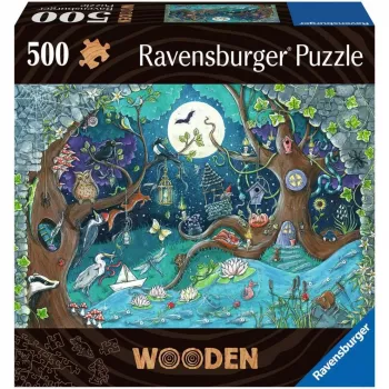 Holzpuzzle Fantasiewald (505 Teile)