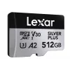 Flash Memory Lexar 512 GB UHS-I microSDXC SILVER PLUS