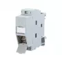 Metz Connect REGplus IP20 C6A Modul 180°M - DIN-Anschlussdose für Hutschienenmontage - RJ-45 - Hellgrau (130B117003-E)