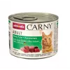 ANIMONDA Carny Adult Beef, Truthahn und Kaninchen - Nassfutter für Katzen - 200g