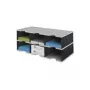 styrodoc trio Dokumenten-Ablagebox aus Polystyrol Schwarz - Grau (268-0322.98)