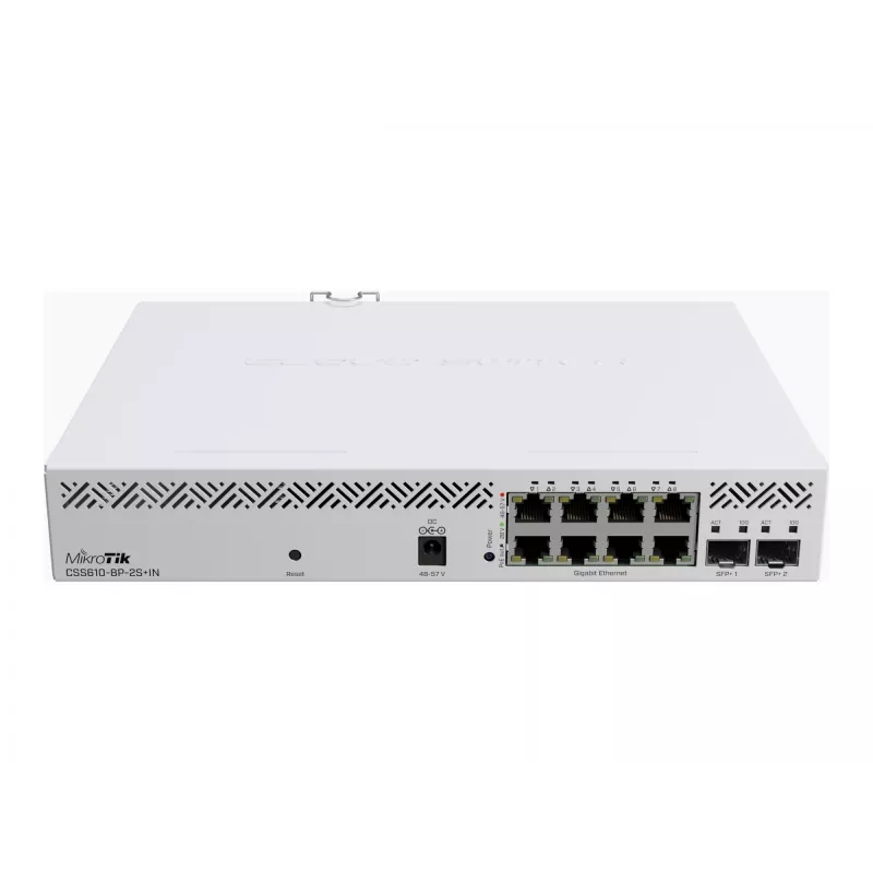 Managed Switch Mikrotik CSS610-8P-2S+IN 8 Ports Gigabit Ethernet PoE