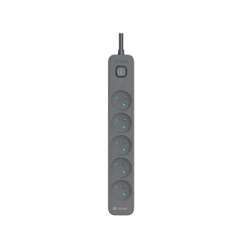 Mehrfachsteckdose TRACER TRALIS47023 — 1,8 m Kabel, 5 Steckdosen