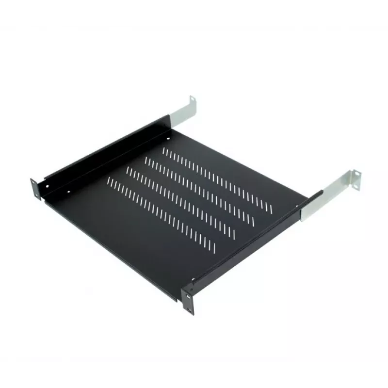 19 Zoll Fachboden Triton RAB-UP-450-A4 1U 450mm 80kg Kunststoff Schwarz